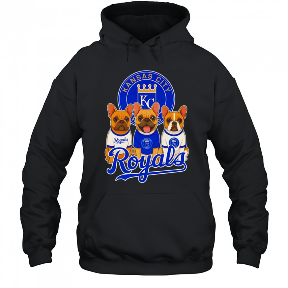 French Bulldogs Kansas City Royals shirt