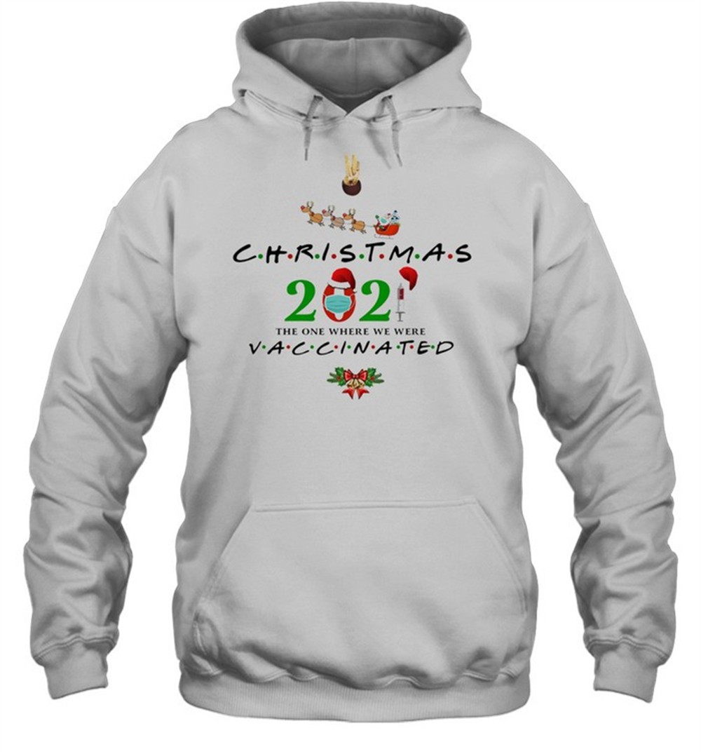 Friends 2025 Christmas Ornaments The One Where We Were Vaccinated Ornament shirt