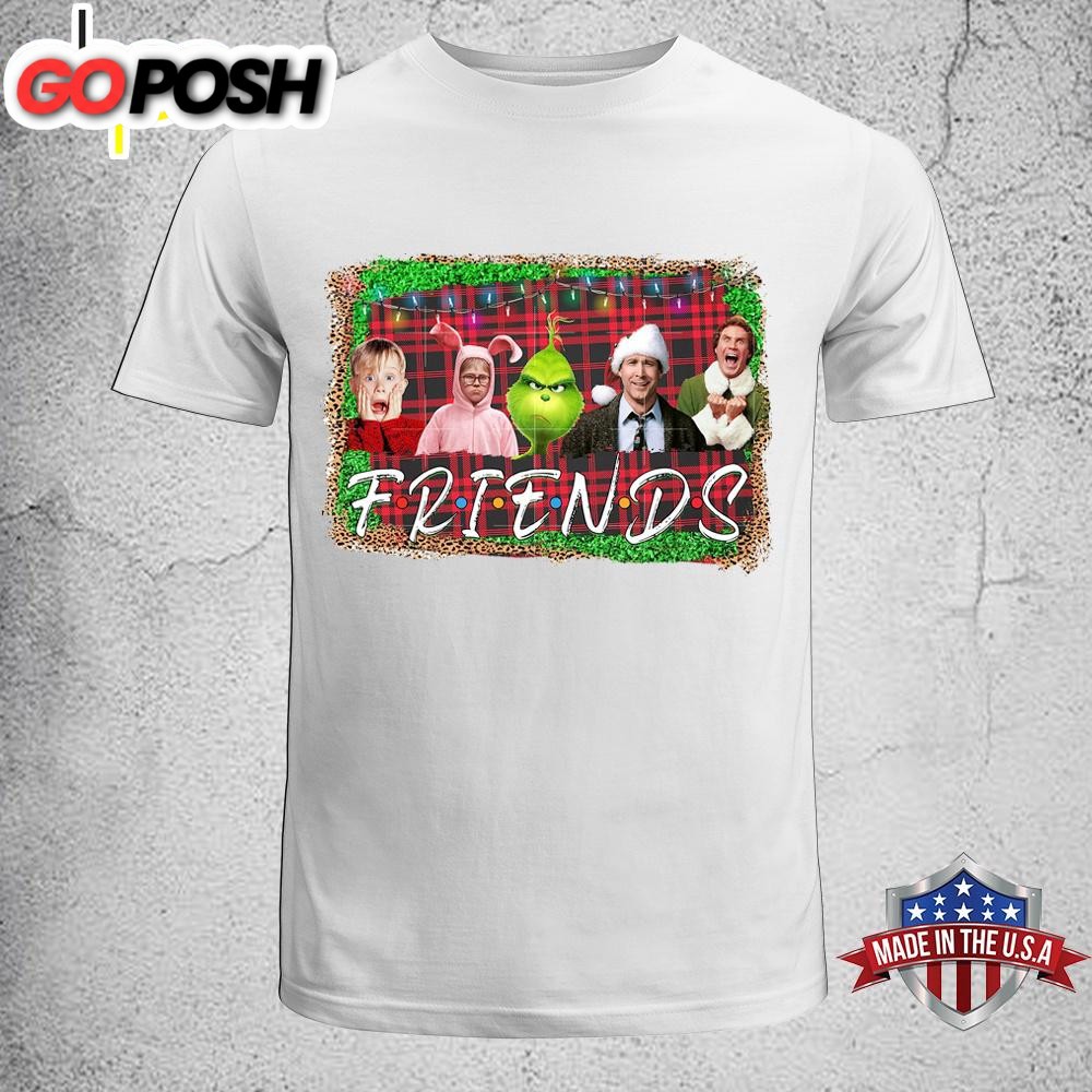 Friends Characters Christmas Unisex T-Shirt