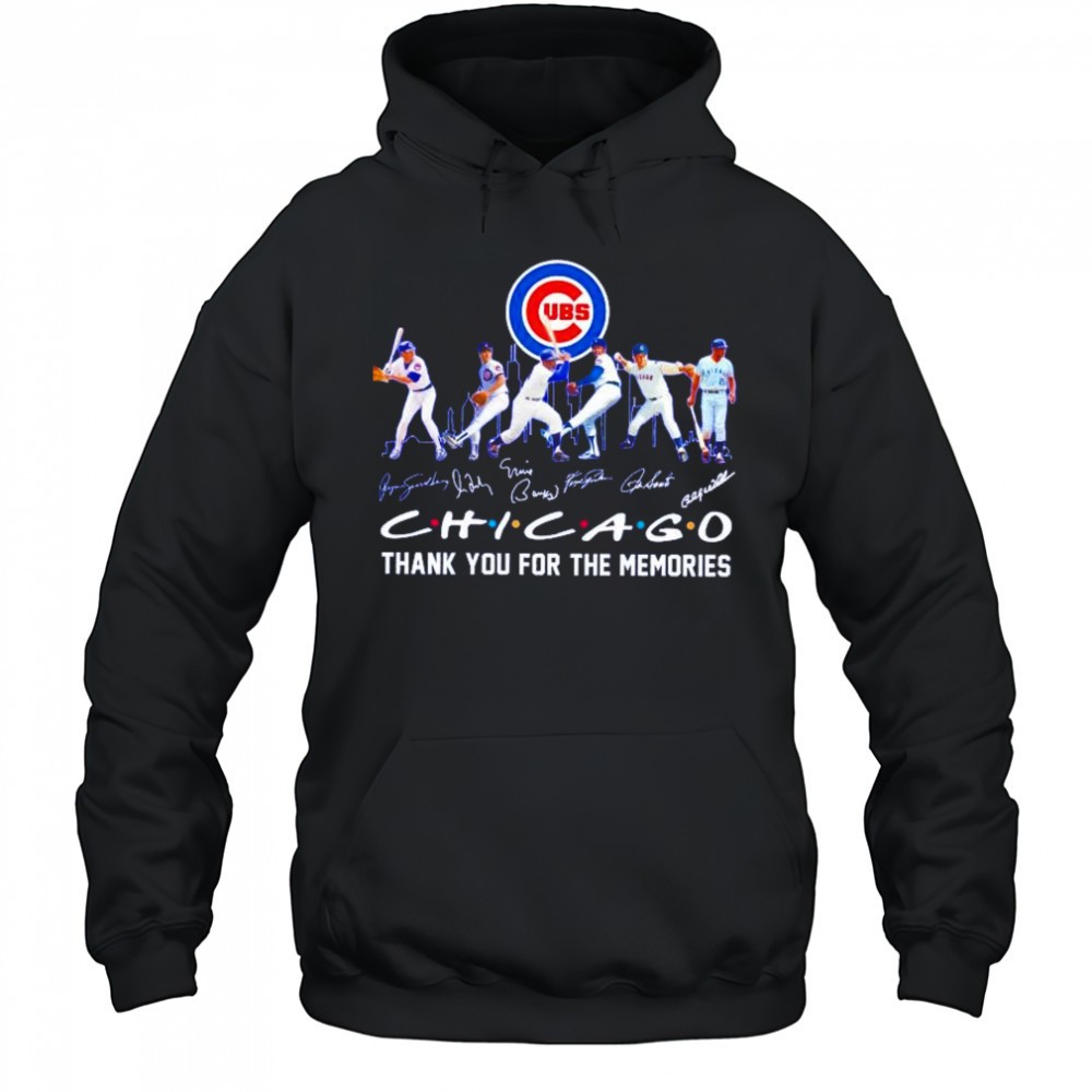 Friends Chicago Cubs legends thank you for the memories shirt