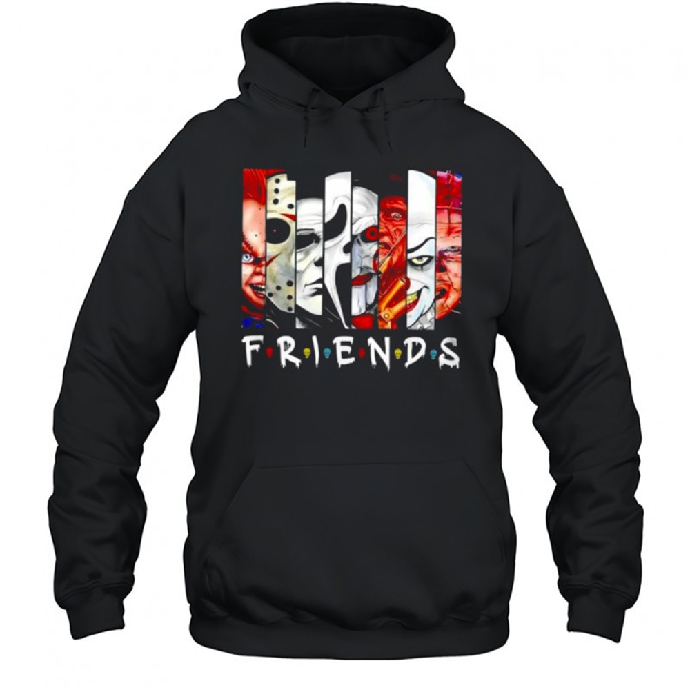 Friends Horror Movie Characters Halloween Parody shirt