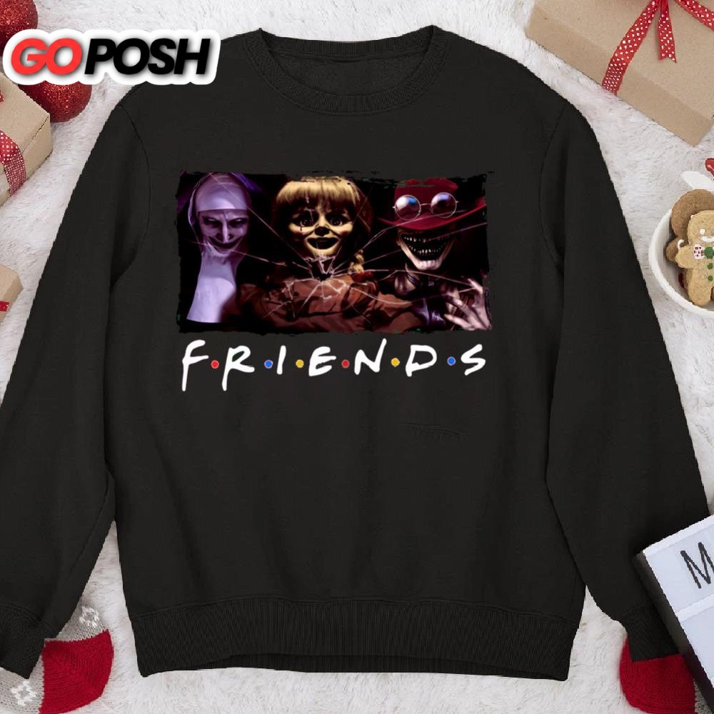 Friends Valak Annabelle The Crooked Man Conjuring Halloween Sweatshirt