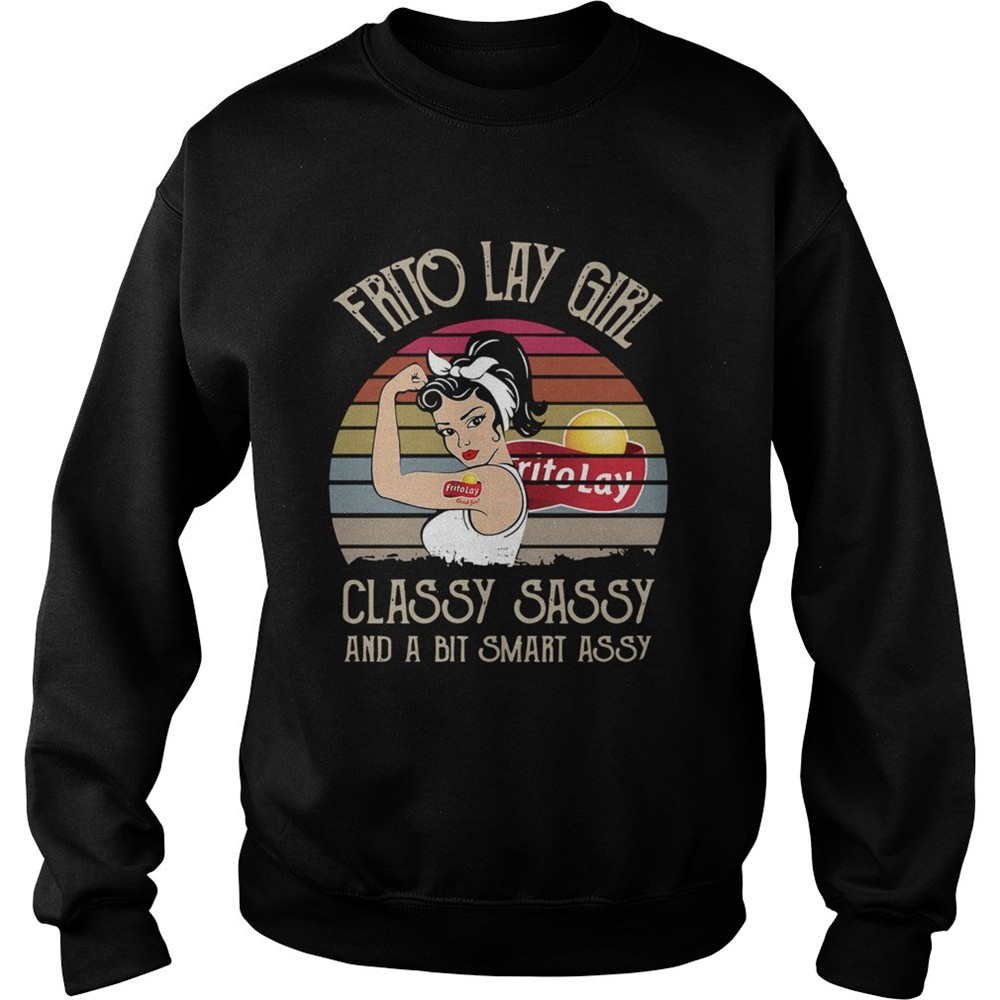 Frito Lay Girl Classy Sassy And A Bit Smart Assy Vintage Retro shirt