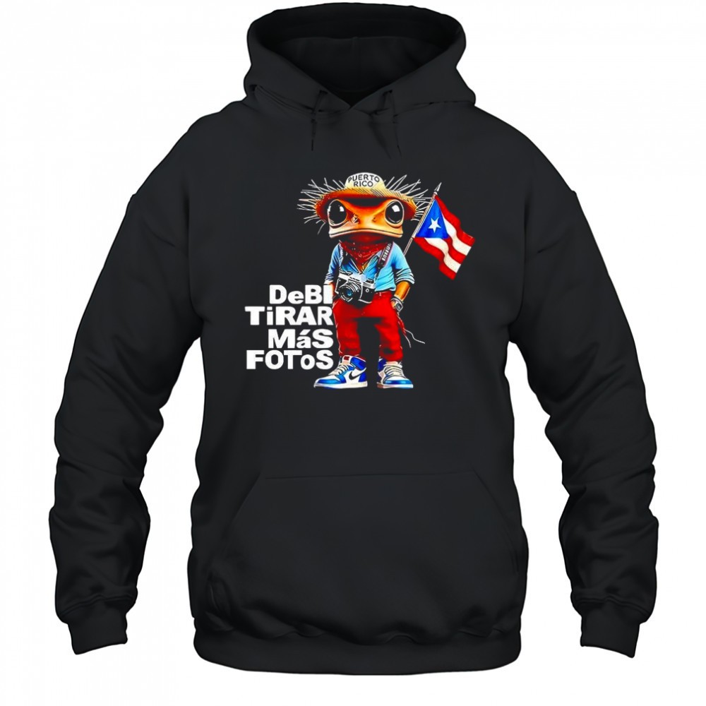 Frog Puerto Rican caped DeBí TiRAR MáS FOToS Rap music 2025 shirt