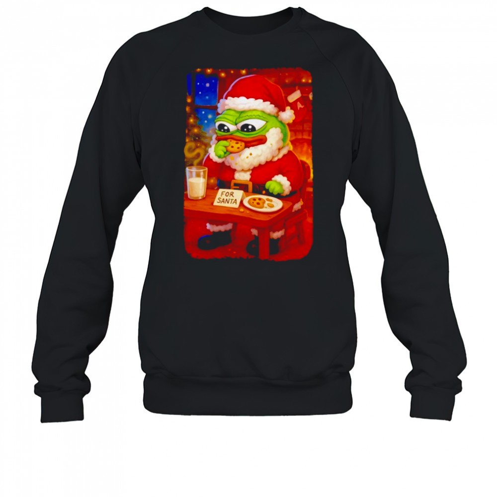frog-santa-eat-cookies-christmas-shirt-os6h18x8 Frog Santa eat cookies Christmas shirt