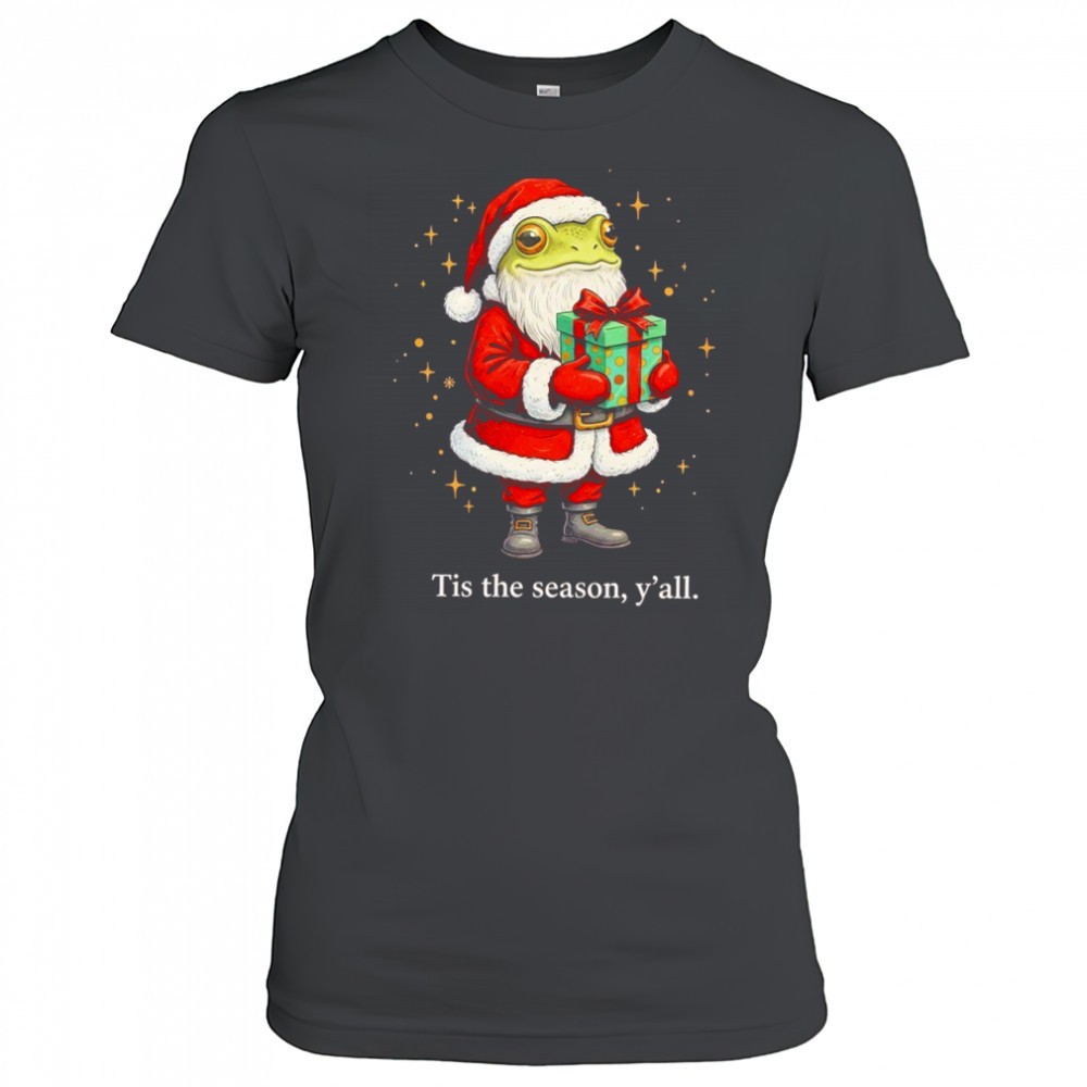 frog-santa-tis-the-season-yall-christmas-gift-shirt-6til4e5w Frog Santa tis the season yall Christmas gift shirt