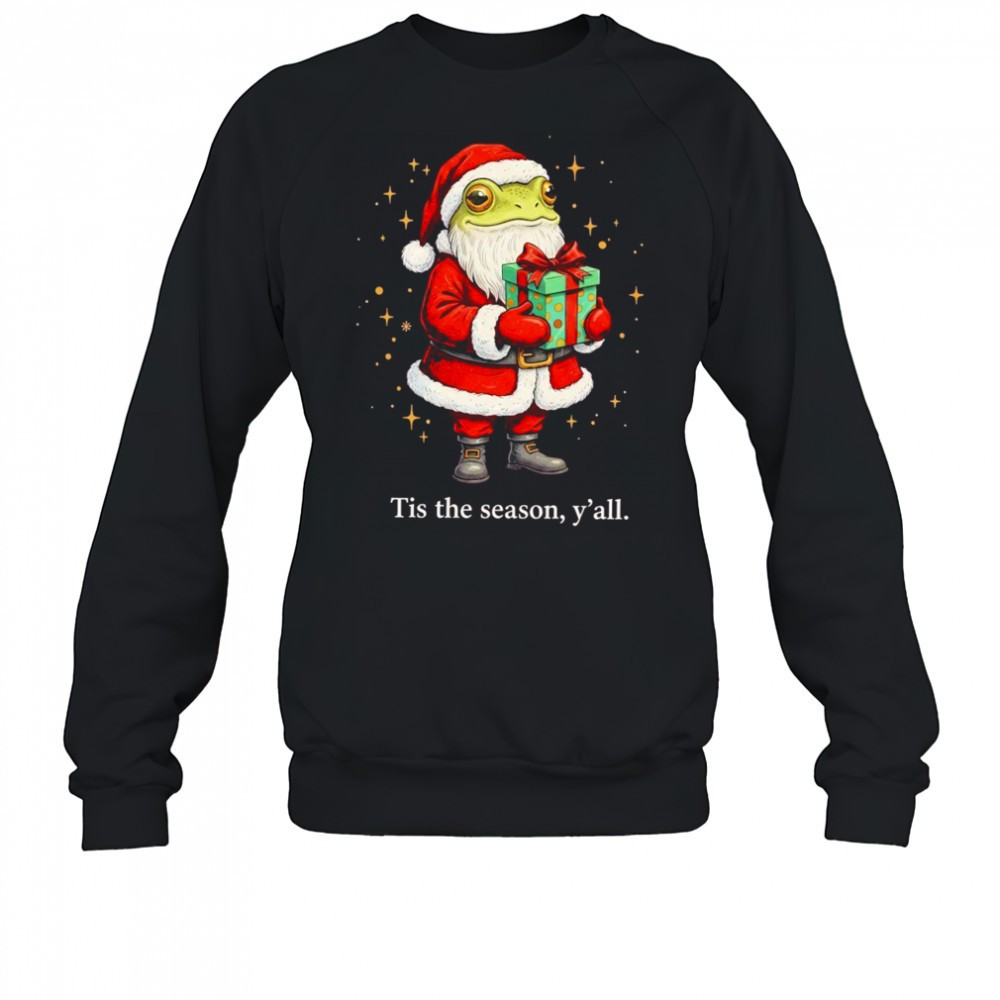 frog-santa-tis-the-season-yall-christmas-gift-shirt-6til4e5w Frog Santa tis the season yall Christmas gift shirt
