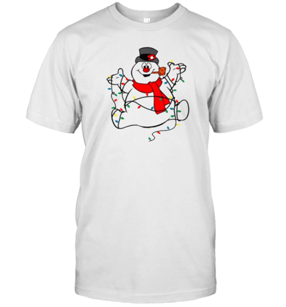 frosty-the-snowman-christmas-lights-teacher-t-shirt-xcrgj20o Frosty The Snowman Christmas Lights Teacher T-Shirt