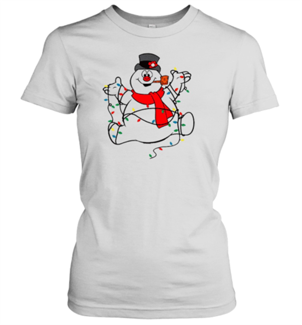 frosty-the-snowman-christmas-lights-teacher-t-shirt-xcrgj20o Frosty The Snowman Christmas Lights Teacher T-Shirt