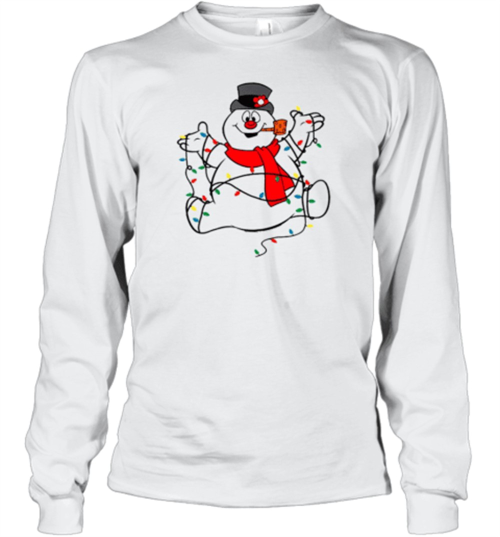 frosty-the-snowman-christmas-lights-teacher-t-shirt-xcrgj20o Frosty The Snowman Christmas Lights Teacher T-Shirt