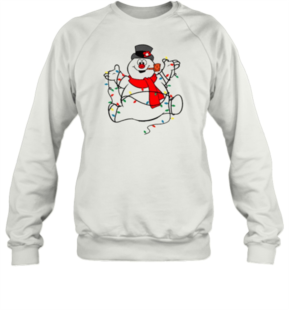 frosty-the-snowman-christmas-lights-teacher-t-shirt-xcrgj20o Frosty The Snowman Christmas Lights Teacher T-Shirt
