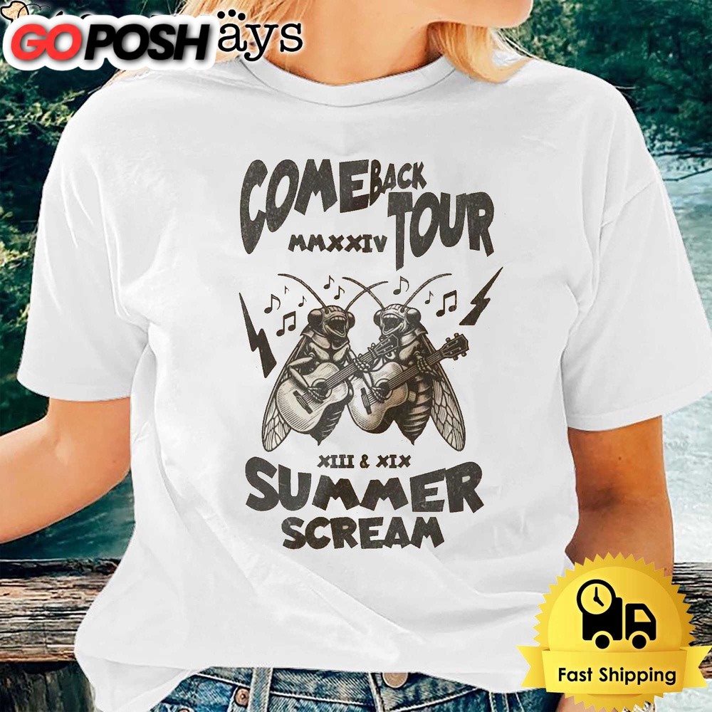 Funny 2024 Comeback Tour Cicadas Unisex T-Shirt