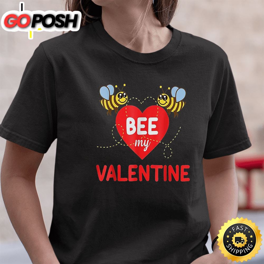 Funny Bee My Valentine Valentines Day Beekeeper T-Shirt
