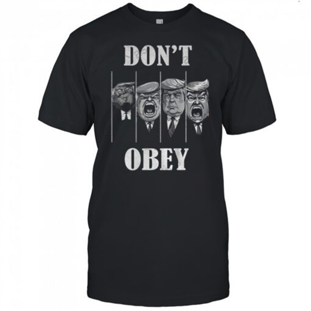 Funny Donald Trump Dont Obey Frog Protest anti Trump political shirt
