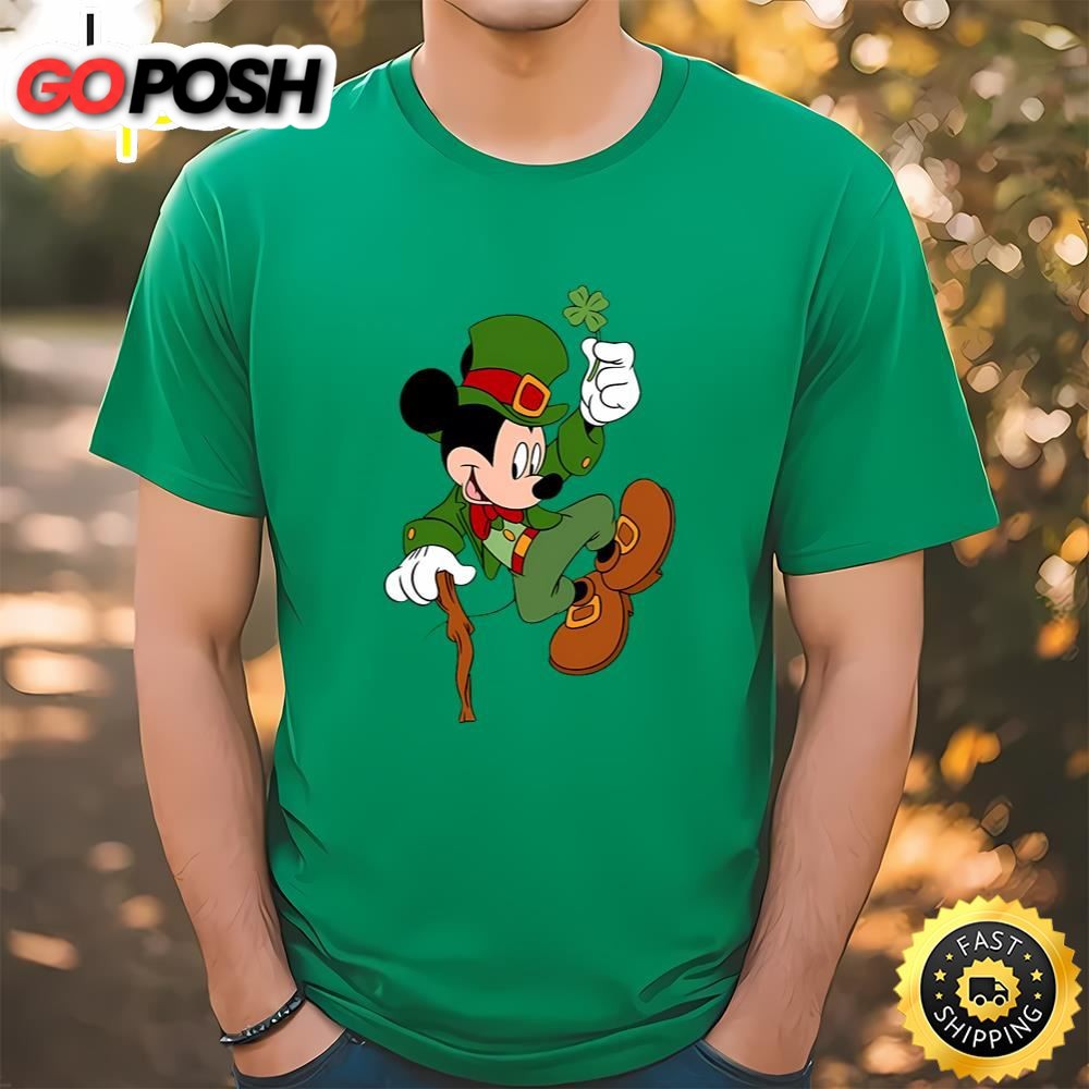 Funny Sorcerer Mickey Mouse Disney St Patricks Day Shirt