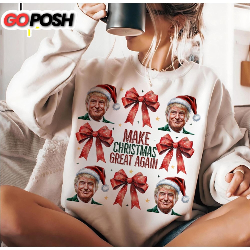 Funny Trump Christmas Make Christmasgreat Again2024 Shirt
