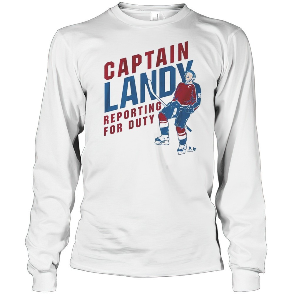gabriel-landeskog-captain-landy-reporting-for-duty-colorado-avalanche-painting-t-7uwpu8ex Gabriel Landeskog Captain Landy Reporting For Duty Colorado Avalanche Painting T-shirt