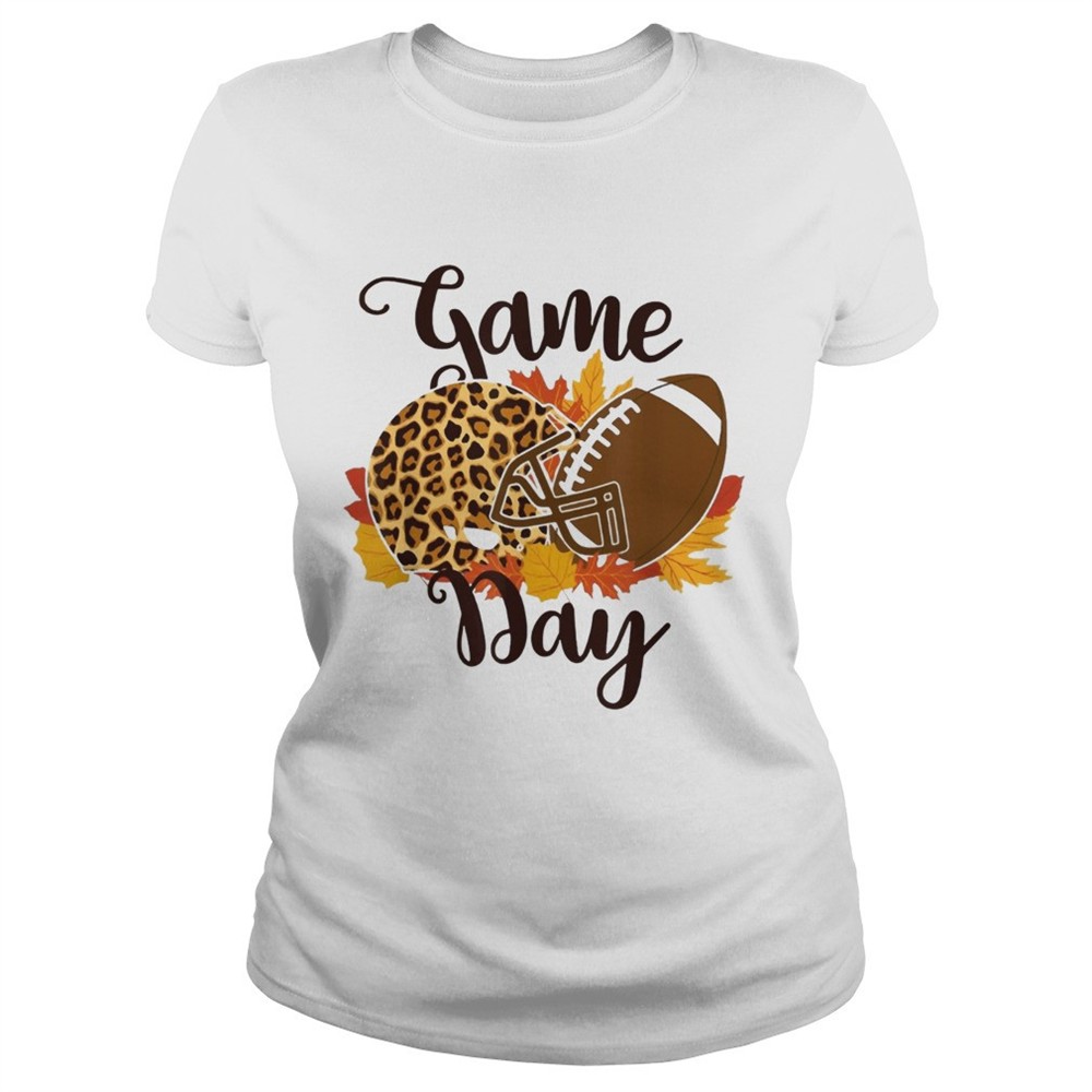 game-day-football-fan-leopard-helmet-ball-fall-autumn-tshirts-dkgmb1so Game Day Football Fan Leopard Helmet Ball Fall Autumn Tshirts