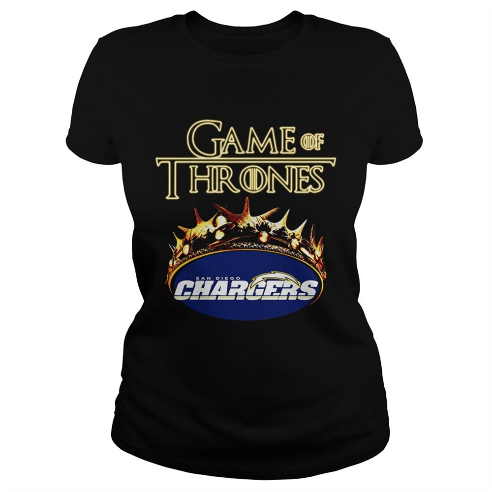 Game of Thrones Los Angeles Chargers mashup shirt