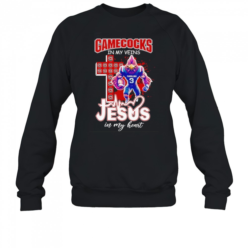 gamecocks-in-my-veins-jesus-in-my-heart-mascot-shirt-sswnzhmo Gamecocks in my veins Jesus in my heart mascot shirt