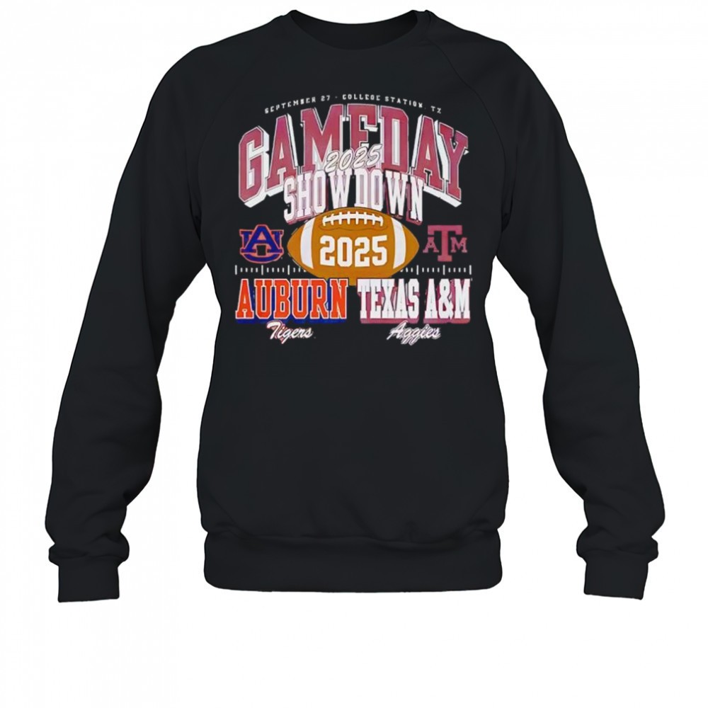 gameday-showdown-auburn-tigers-vs-texas-am-aggies-2025-shirt-12d17u23 Gameday showdown Auburn Tigers vs Texas A&M Aggies 2025 shirt