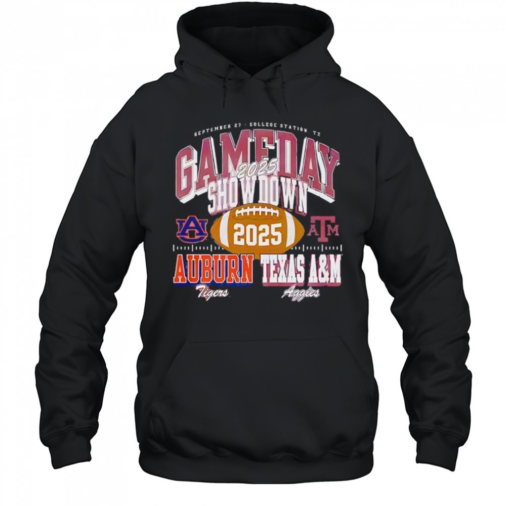 Gameday showdown Auburn Tigers vs Texas A&M Aggies 2025 shirt
