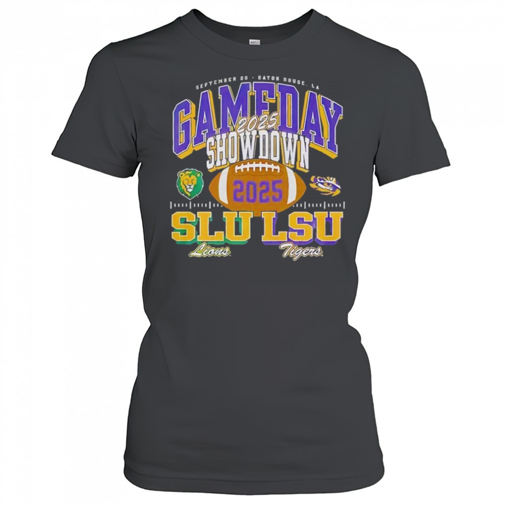 gameday-showdown-southeastern-louisiana-and-lsu-tigers-football-2025-shirt-7vbm7wj7 Gameday Showdown Southeastern Louisiana and LSU Tigers football 2025 shirt