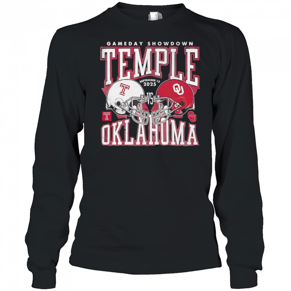 gameday-showdown-temple-owls-vs-oklahoma-sooners-football-helmet-2025-shirt-uzynstwn Gameday Showdown Temple Owls vs Oklahoma Sooners football helmet 2025 shirt