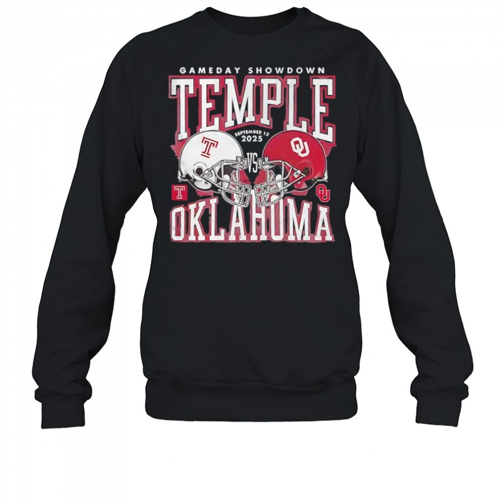 gameday-showdown-temple-owls-vs-oklahoma-sooners-football-helmet-2025-shirt-uzynstwn Gameday Showdown Temple Owls vs Oklahoma Sooners football helmet 2025 shirt