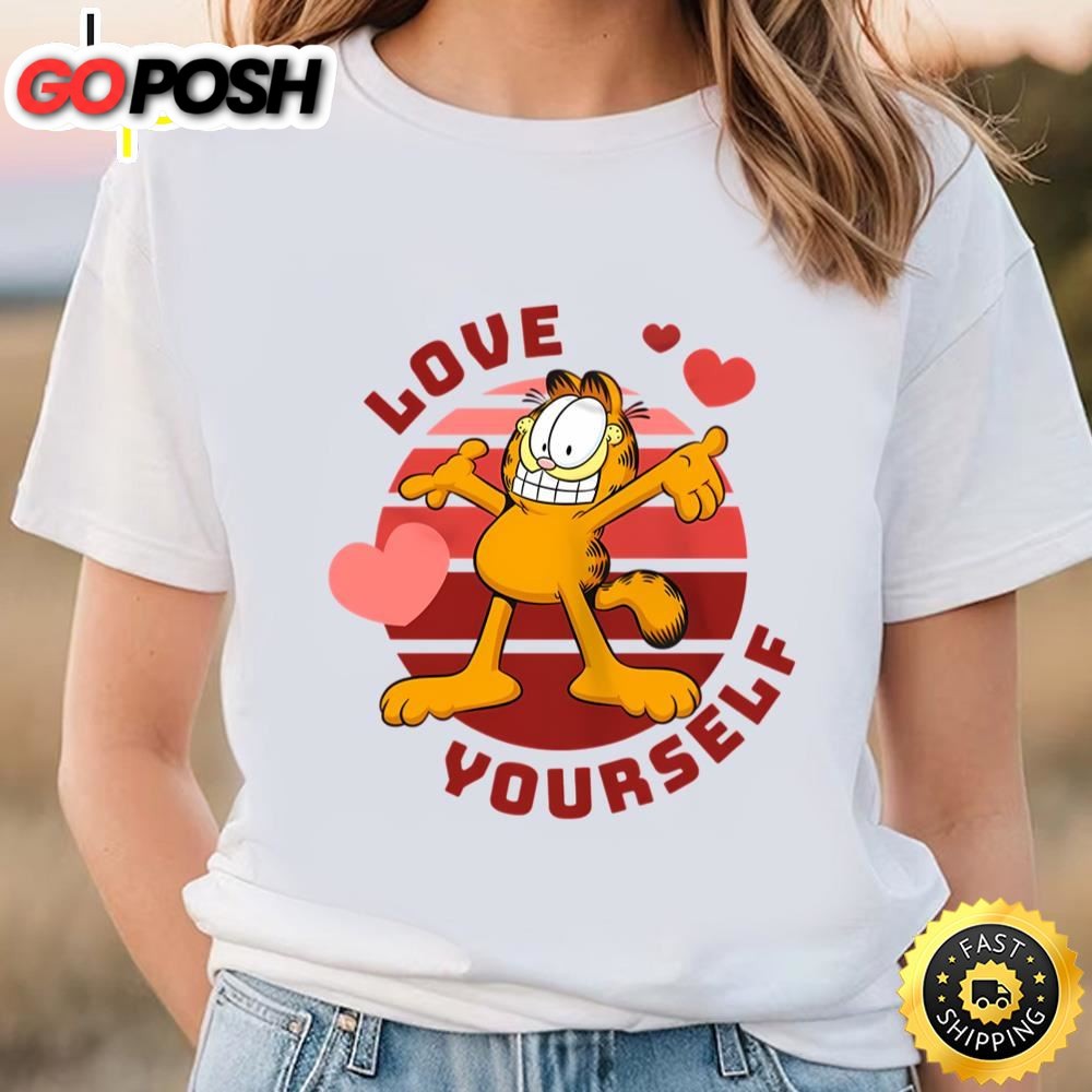 Garfield Love Yourself Valentine T-Shirt