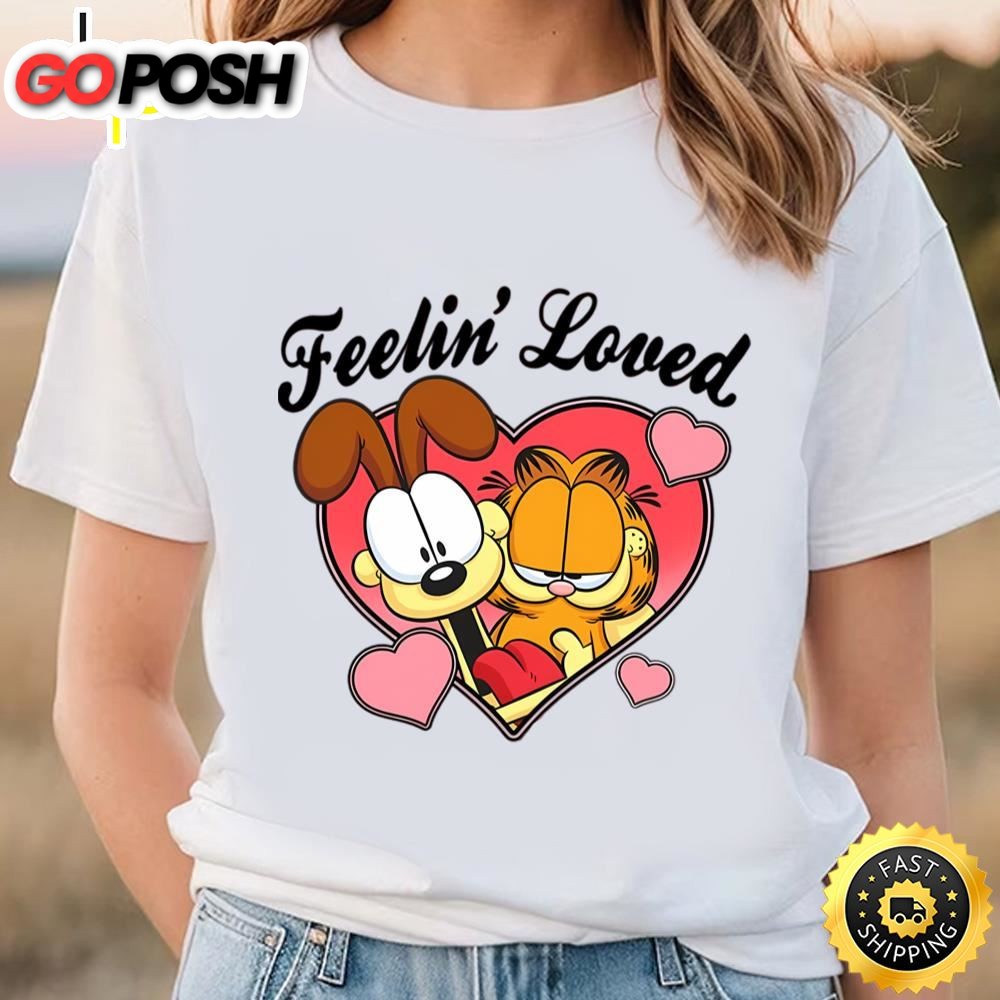 Garfield Valentines Day Feelin Loved T-Shirt