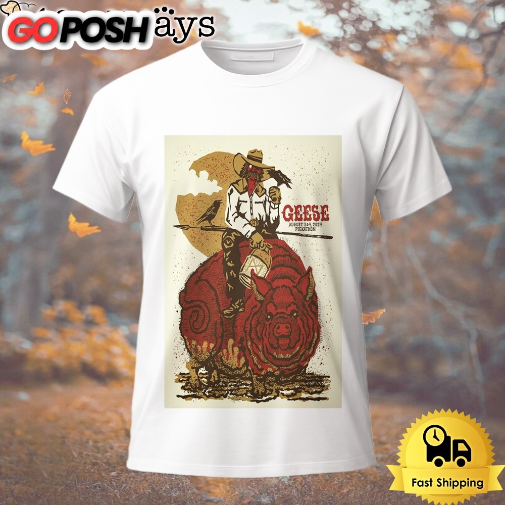 Geese Pickathon Experiential Music Festival August 3-4 2024 Happy Valley OR T Shirt
