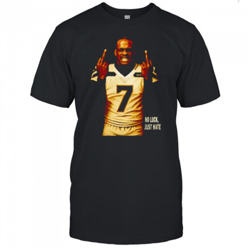 geno-smith-middle-finger-no-luck-just-hate-shirt-udxx2xz9 Geno Smith middle finger no luck just hate shirt