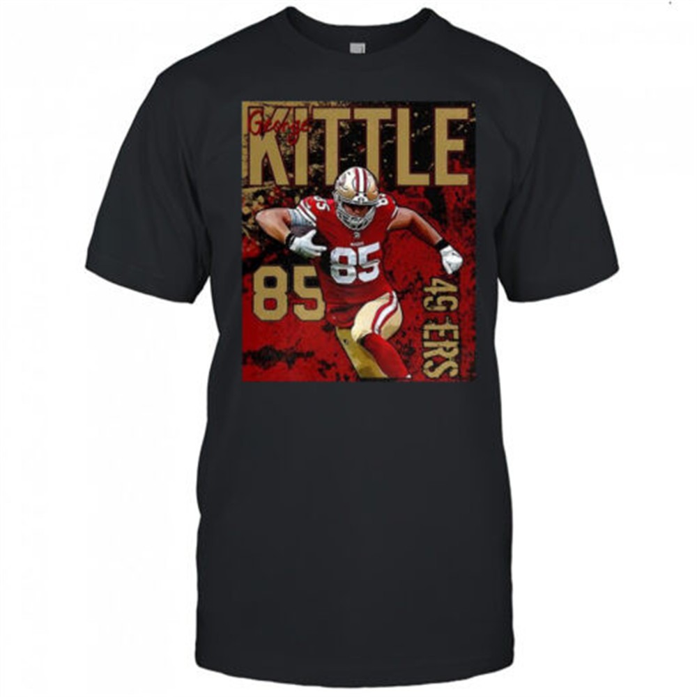 george-kittle-san-francisco-49ers-football-number-85-illustration-shirt-lx4qp3jz George Kittle San Francisco 49ers football number 85 Illustration shirt