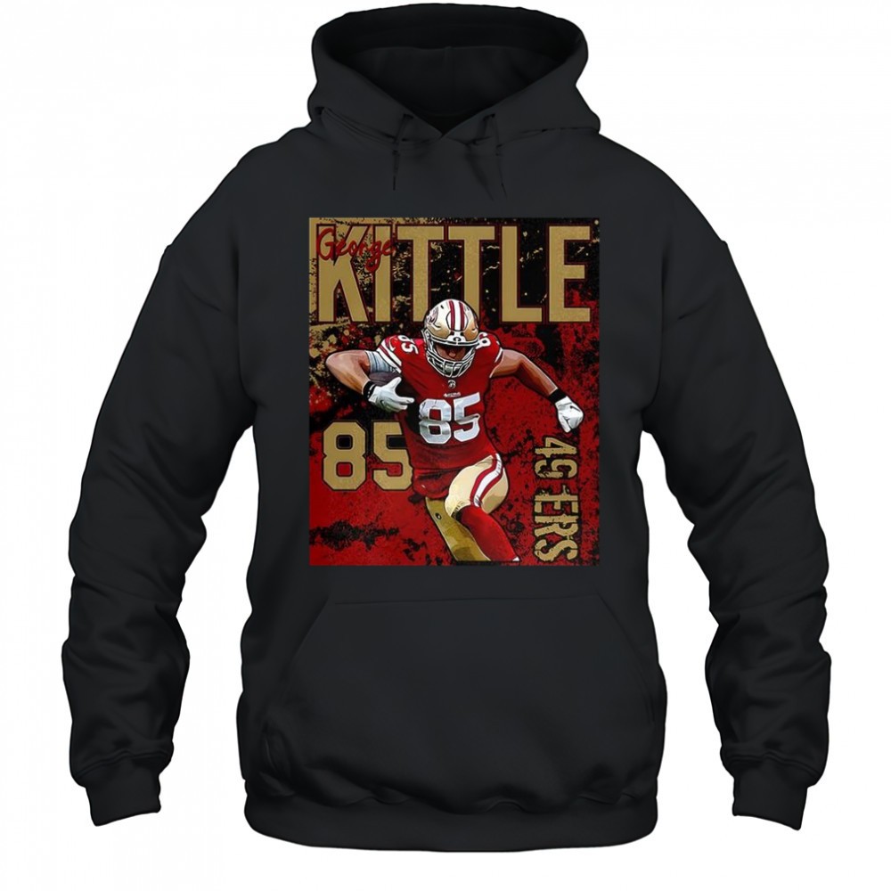 George Kittle San Francisco 49ers football number 85 Illustration shirt