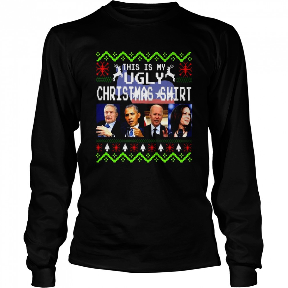 george-soros-barack-obama-joe-biden-and-kamala-harris-this-is-my-ugly-christmas-hi8muciy George Soros Barack Obama Joe Biden And Kamala Harris This Is My Ugly Christmas shirt