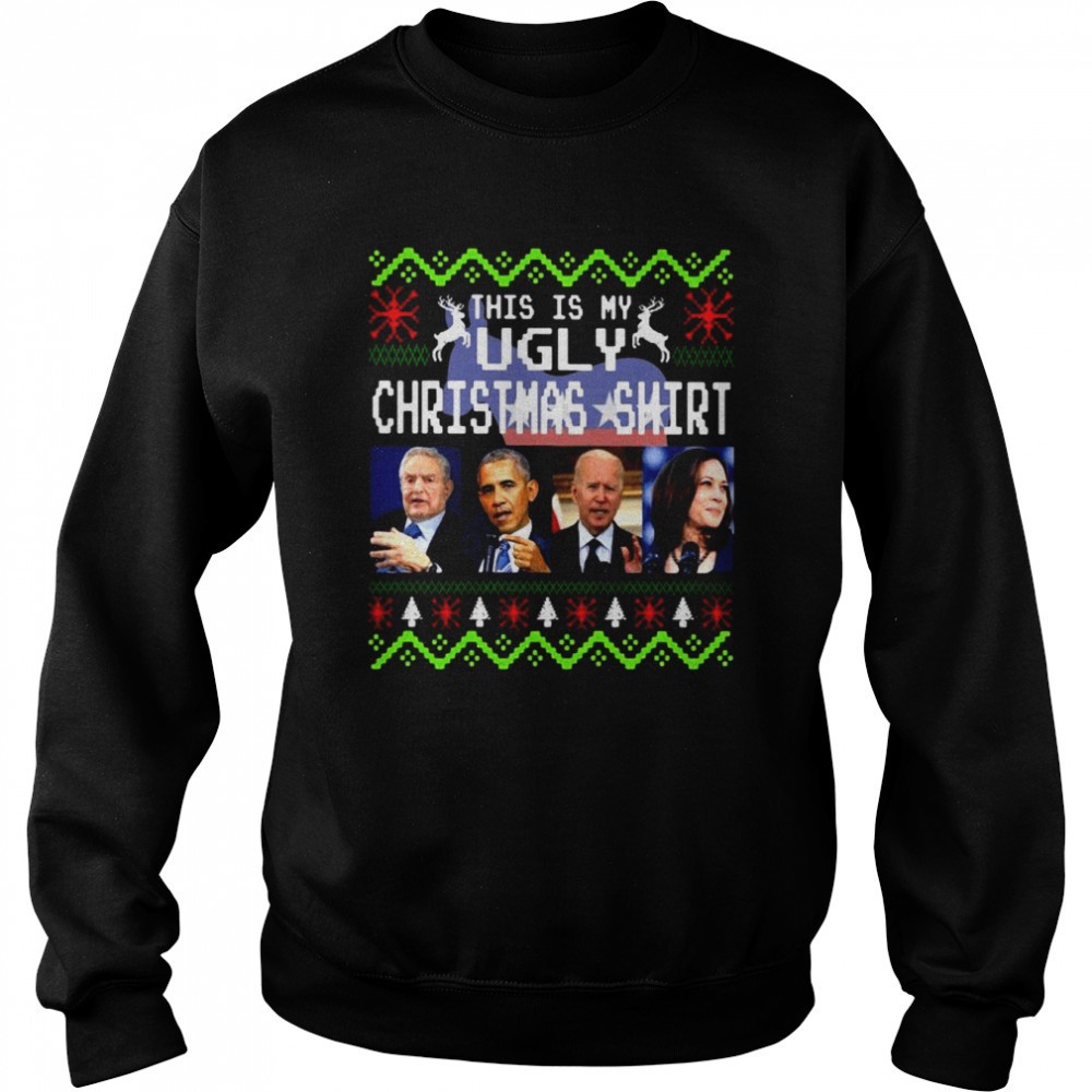 george-soros-barack-obama-joe-biden-and-kamala-harris-this-is-my-ugly-christmas-hi8muciy George Soros Barack Obama Joe Biden And Kamala Harris This Is My Ugly Christmas shirt