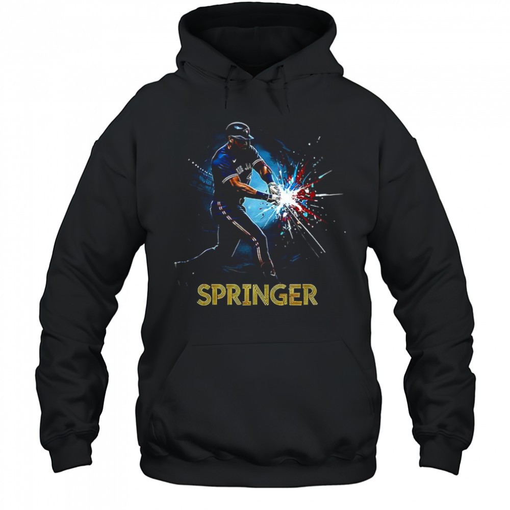 George Springer Toronto Blue Jays baseball hit graphic shirt