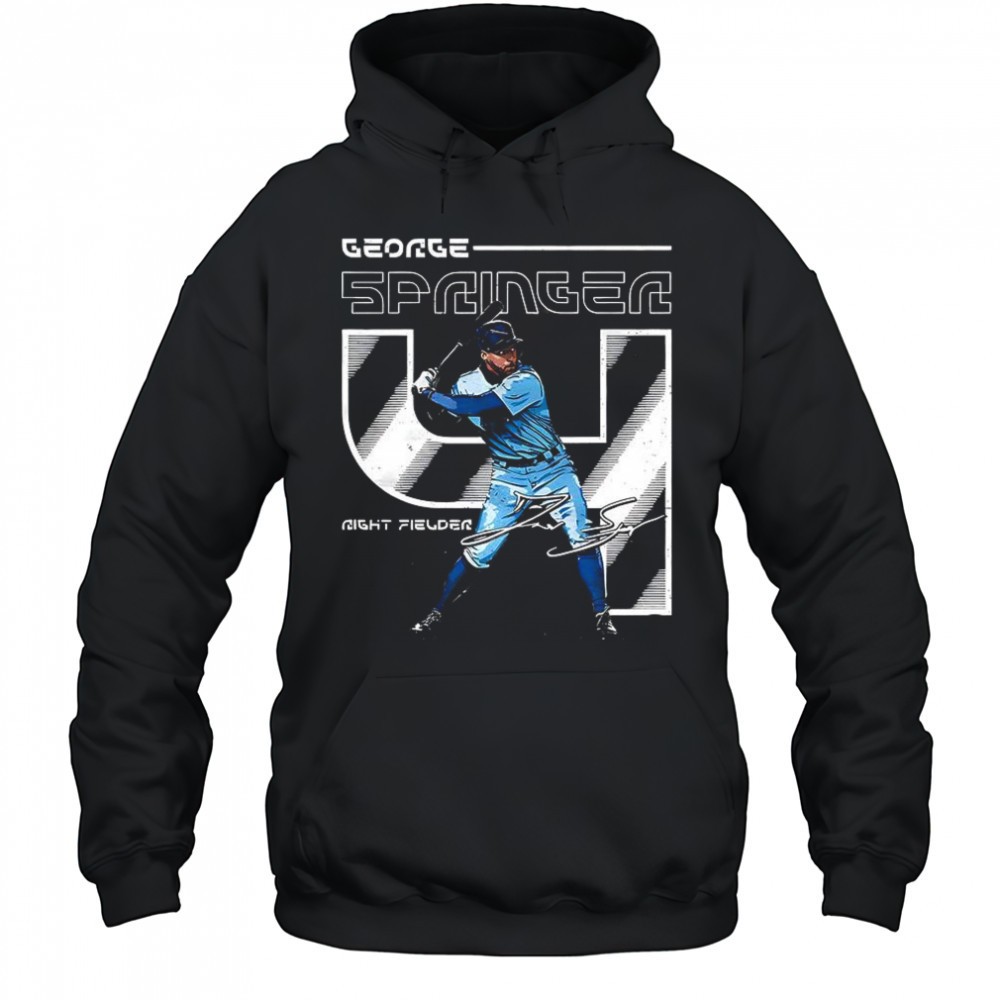 George Springer Toronto Blue Jays baseball Number 4 signature shirt