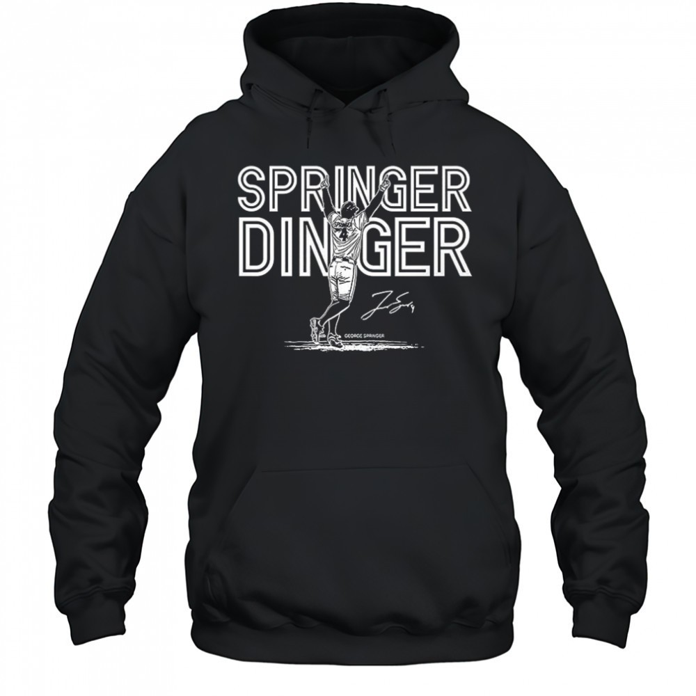 George Springer Toronto Blue Jays baseball Springer Dinger celebration signature shirt