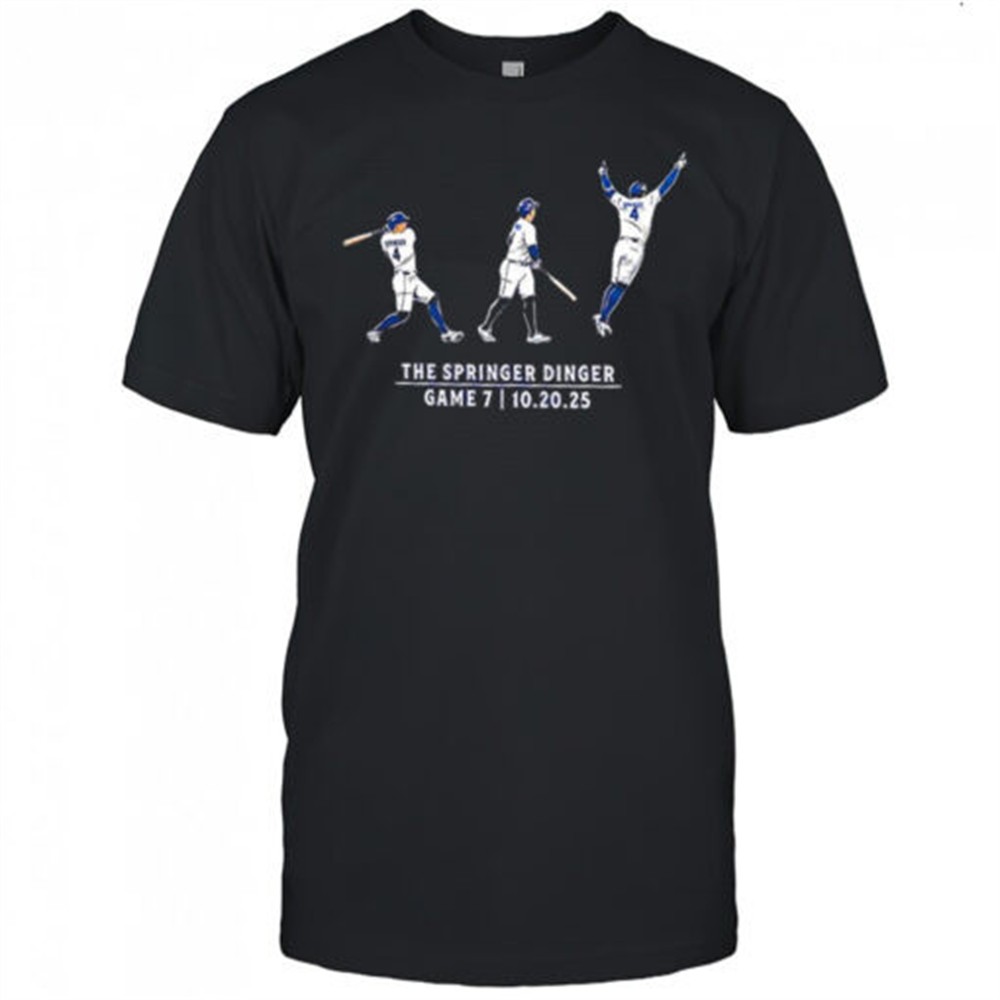 george-springer-toronto-blue-jays-baseball-the-game-seven-springer-dinger-shirt-arg2sa5x George Springer Toronto Blue Jays baseball The Game Seven Springer Dinger shirt