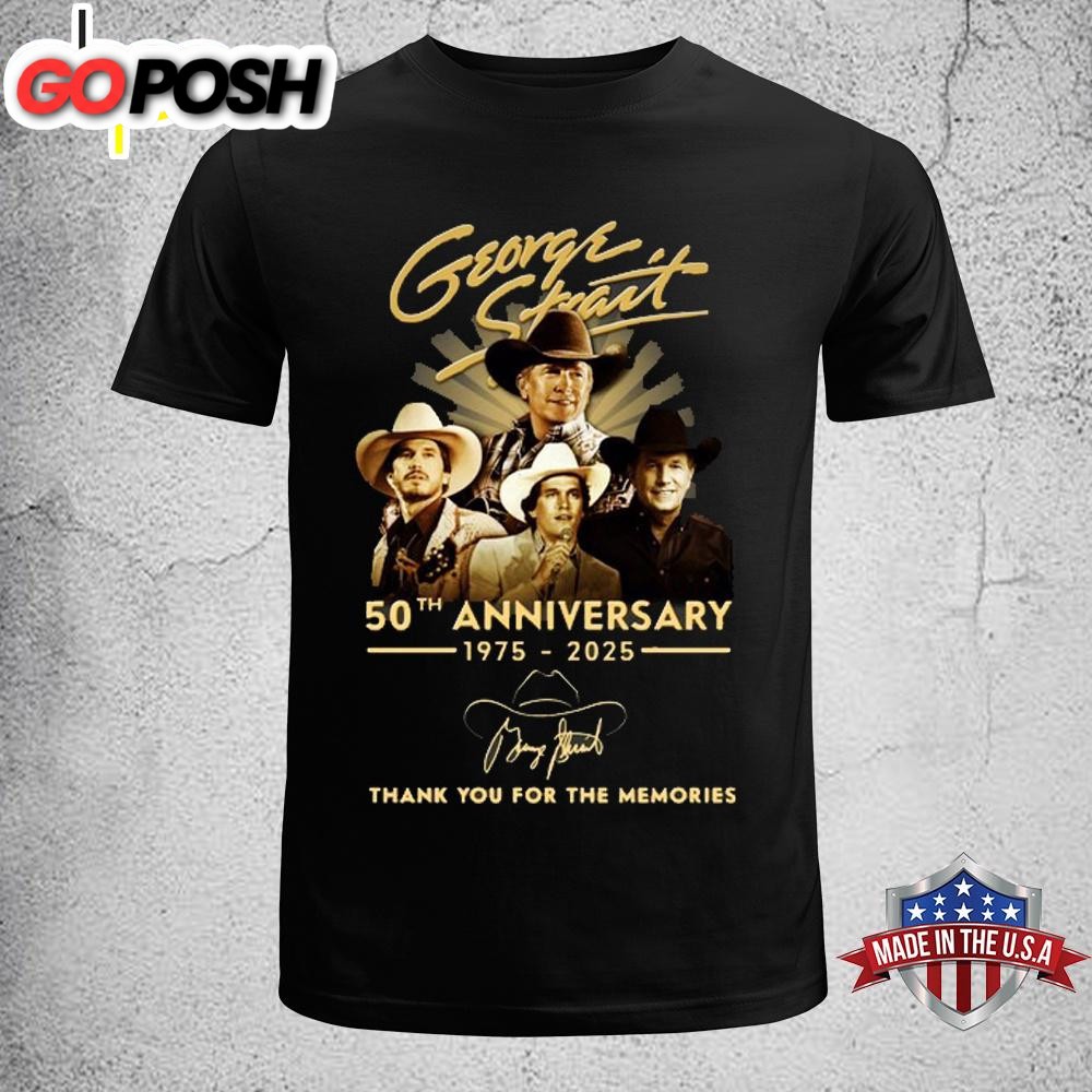 George Strait 50th Anniversary 1975-2025 Thank You For The Memories Unisex T-Shirt