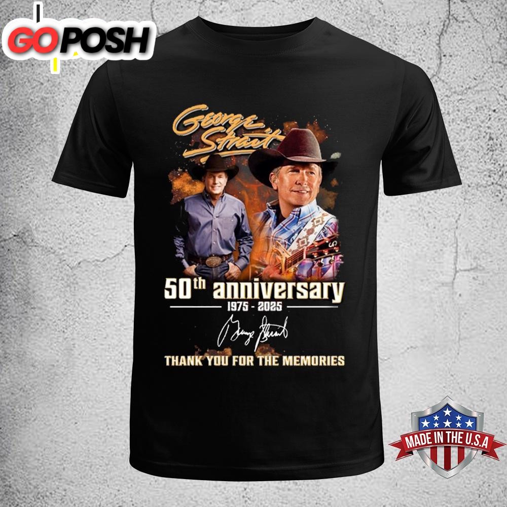 George Strait 50th Anniversary 1975-2025 Unisex T-Shirt