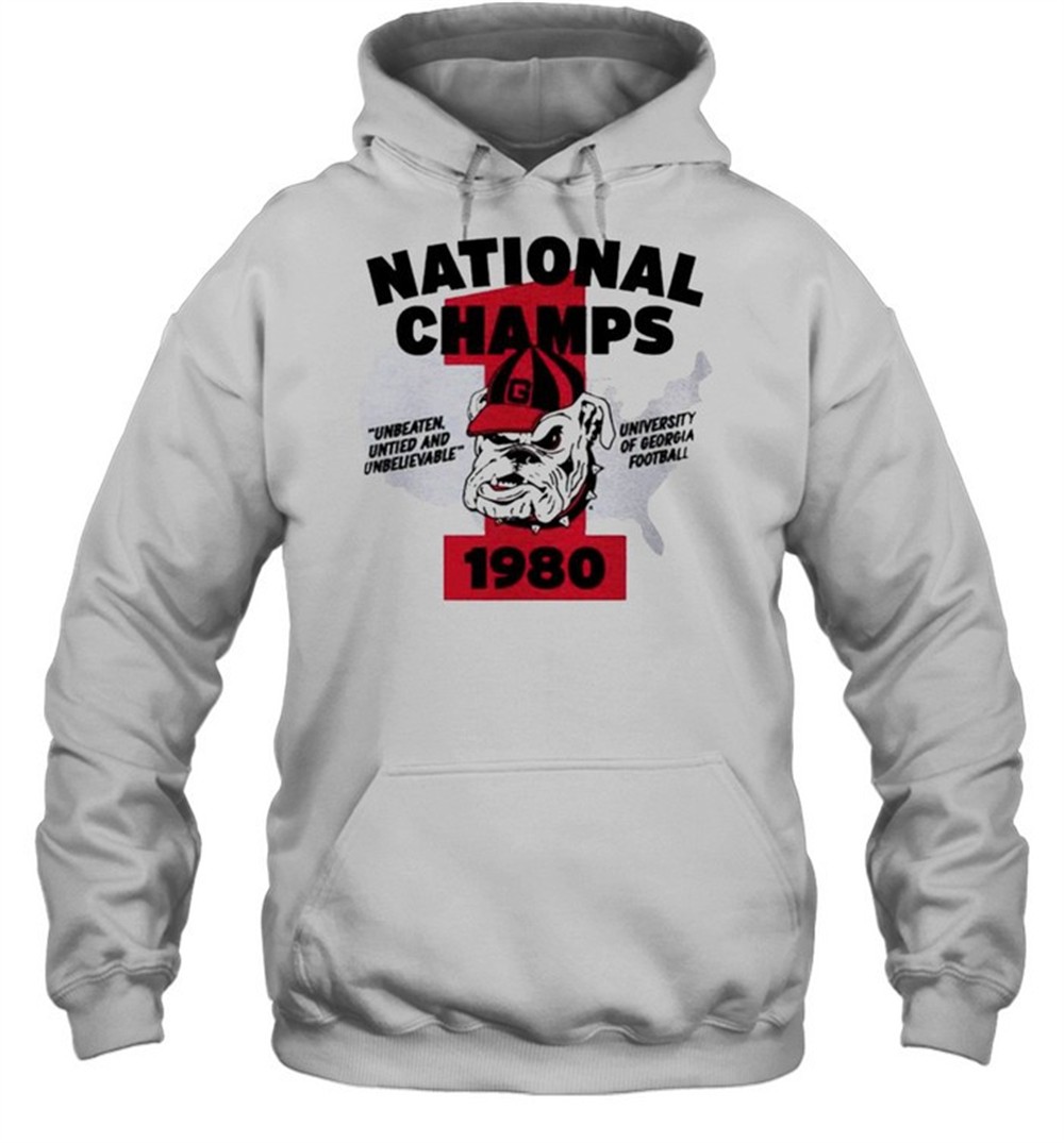 Georgia 1980 National Champs shirt