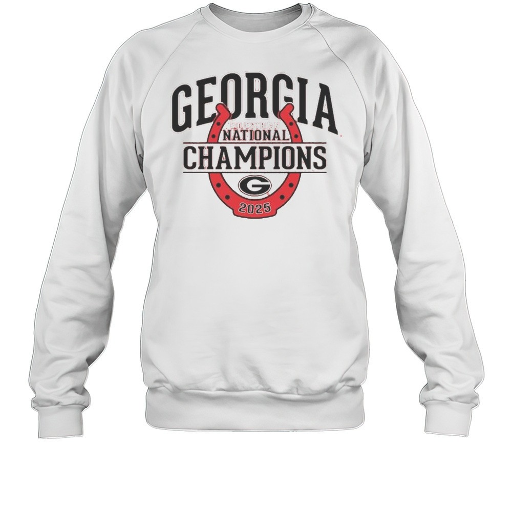 Georgia Bulldogs 2025 Ncea Equestrian National Champions Shirt