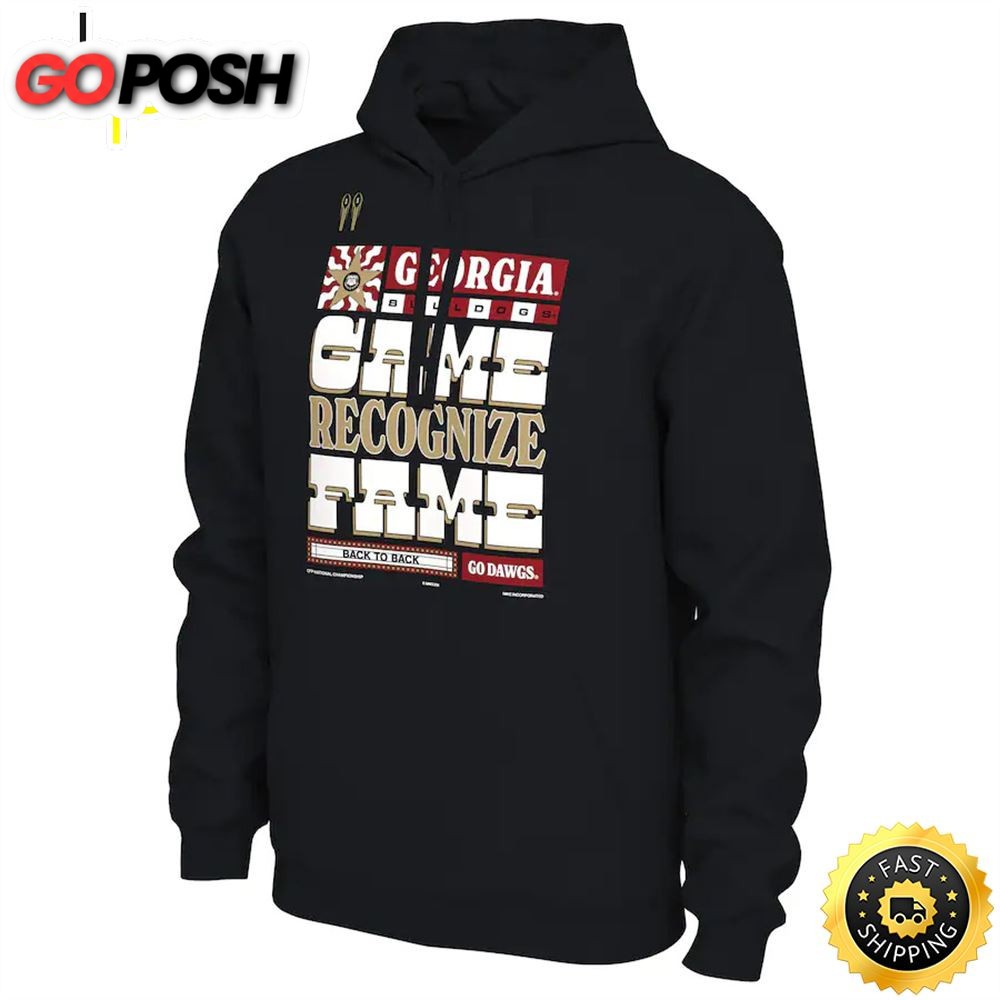 Georgia Bulldogs College Football Playoff 2025 National Champions Locker Room Hoodie