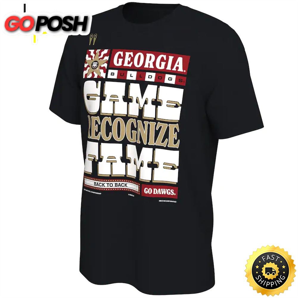 Georgia Bulldogs College Football Playoff 2025 National Champions Locker Room T-Shirt