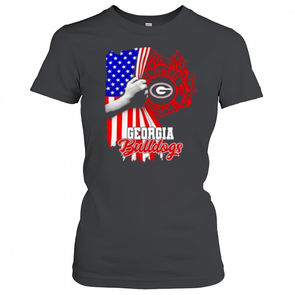 georgia-bulldogs-fire-dept-american-flag-shirt-xg7a0a50 Georgia Bulldogs Fire Dept American Flag shirt