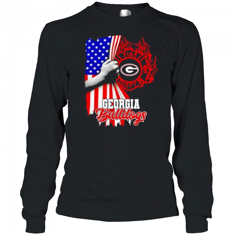 georgia-bulldogs-fire-dept-american-flag-shirt-xg7a0a50 Georgia Bulldogs Fire Dept American Flag shirt