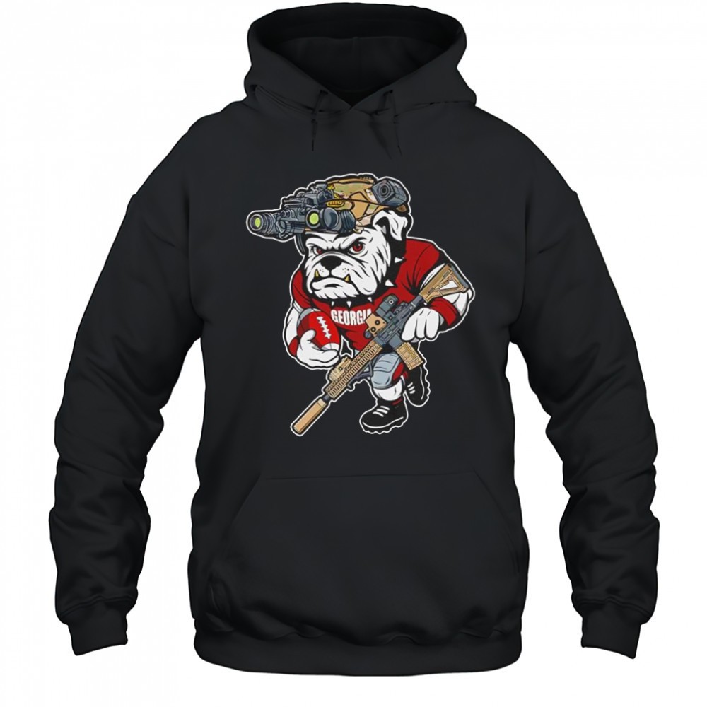 Georgia Bulldogs football combatant mascot shirt